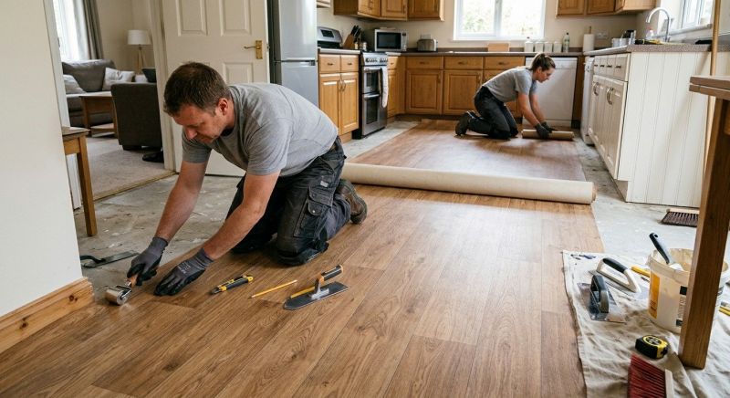 Linoleum Flooring Replacement in Pasco County, FL